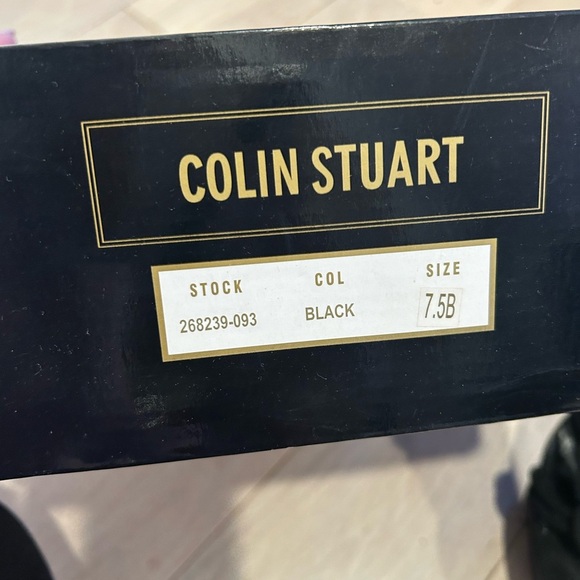 Colin‎ Stuart Knotted Black Platform Heels - Picture 7 of 7